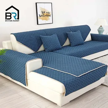 

Sofa covers for living room Solid color Non-slip Sofa Seat Slipcover Towel L-shaped Sofa Cover Four season Universal Couch Cover
