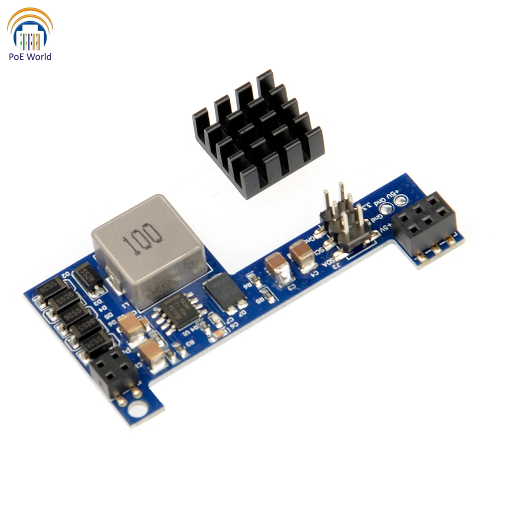 Raspberry Pi 4B 2GB 3個セット PoE付き Poeワールド-raspberrypi 4 4b 3b 3b plus power over ethernet