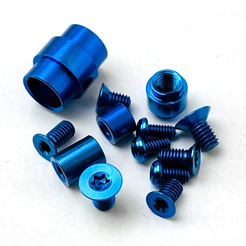Para 2 Titanium Spindle Support Shaft, Tail Rope, Tube Lanyard Tube Clip Screws for Spyder Paramilitary 2 C81