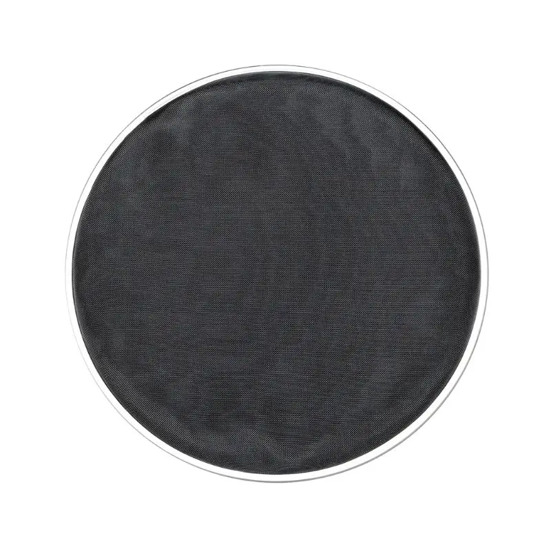 Сетка барабанная головка Бесшумная накладка кожа черный 10 дюймов детали ударного инструмента