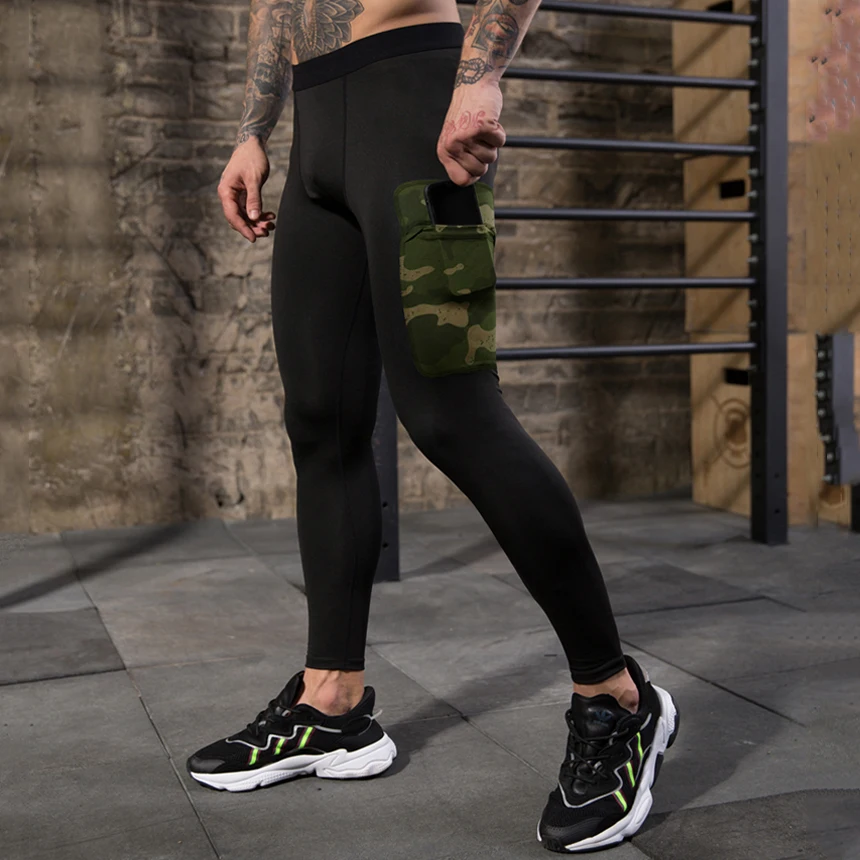 Mens Compression Leggings Motion Pants 