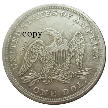 

Seated Liberty Dollars (1840-1873)46PCS American Coins Silver-Plated Non-Magnetic REPLICA