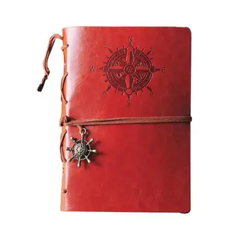 

Vintage Stationery PU Leather Notebook Creative Kraft Paper Planner Sketchbook Agenda Filofax Travelers Diary Journal Notebooks