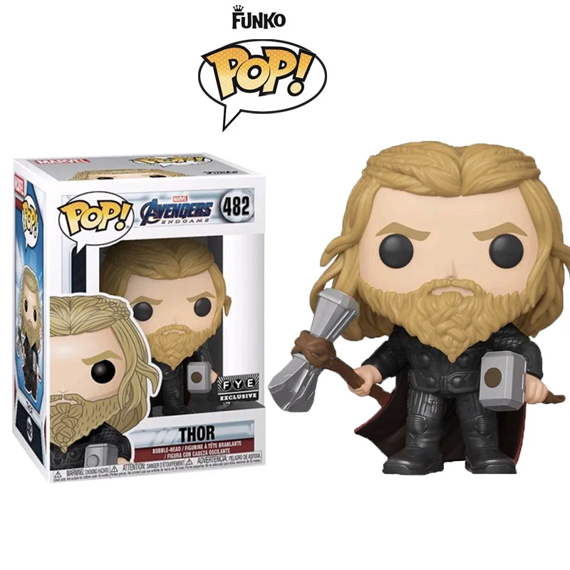 Funko pop Mavel Тор экшн Фигурки Мстителей 4 против Таноса модель игрушки рождественские подарки для детей подлинный поп 482