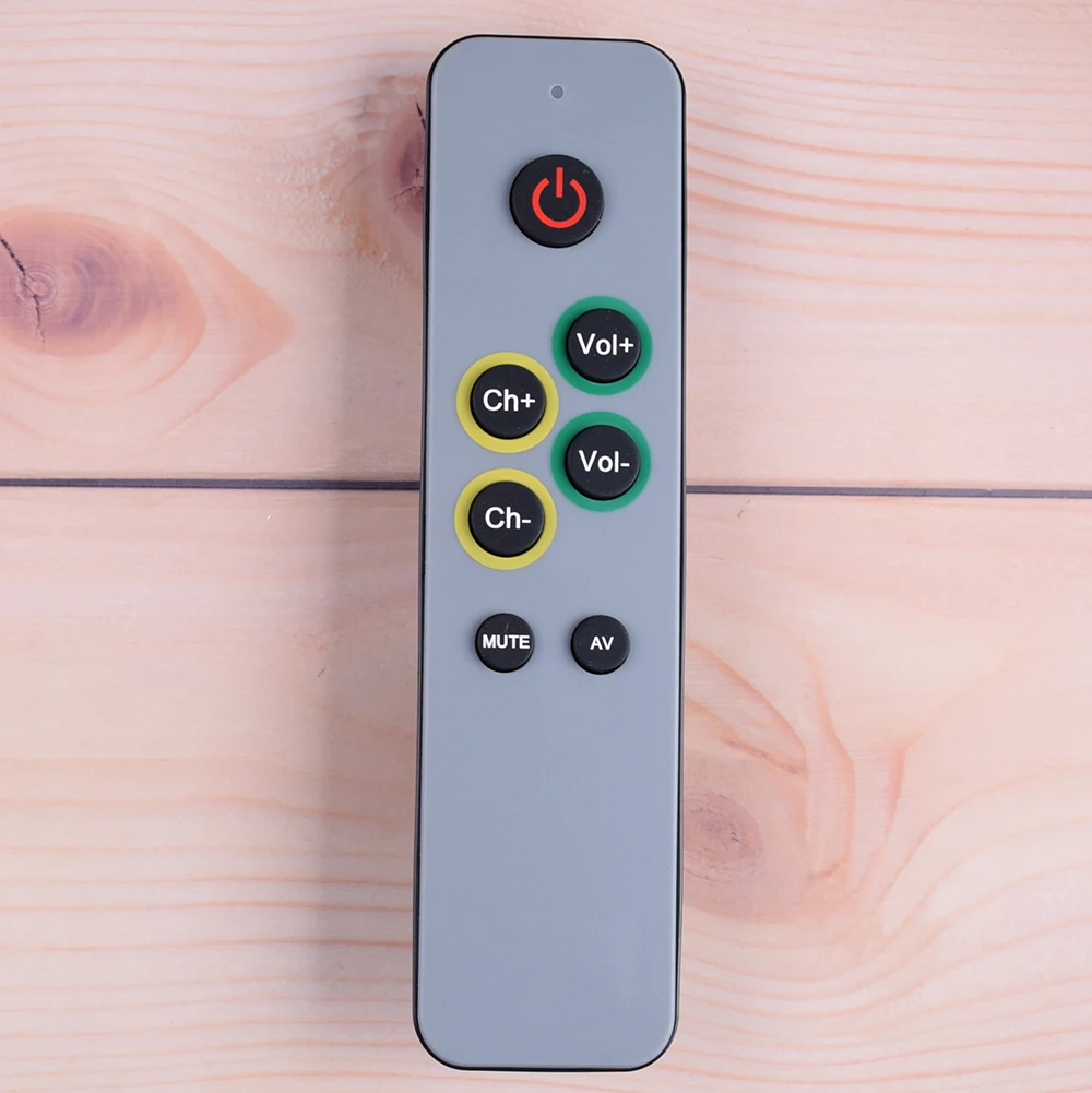 Learning Remote control for TV STB DVB Receiver DVD, 7 Big Buttons