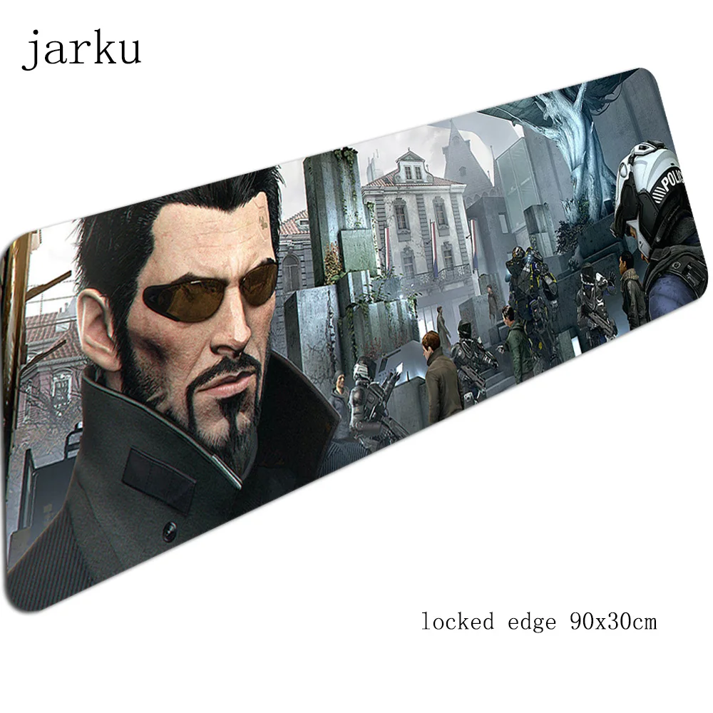 Deus Ex коврик для мыши 900x300x3 мм игровой коврик для мыши популярный геймер коврики для мыши игровой компьютер padmouse Бестселлер ноутбук игровые коврики - Цвет: Size 900x300x3mm