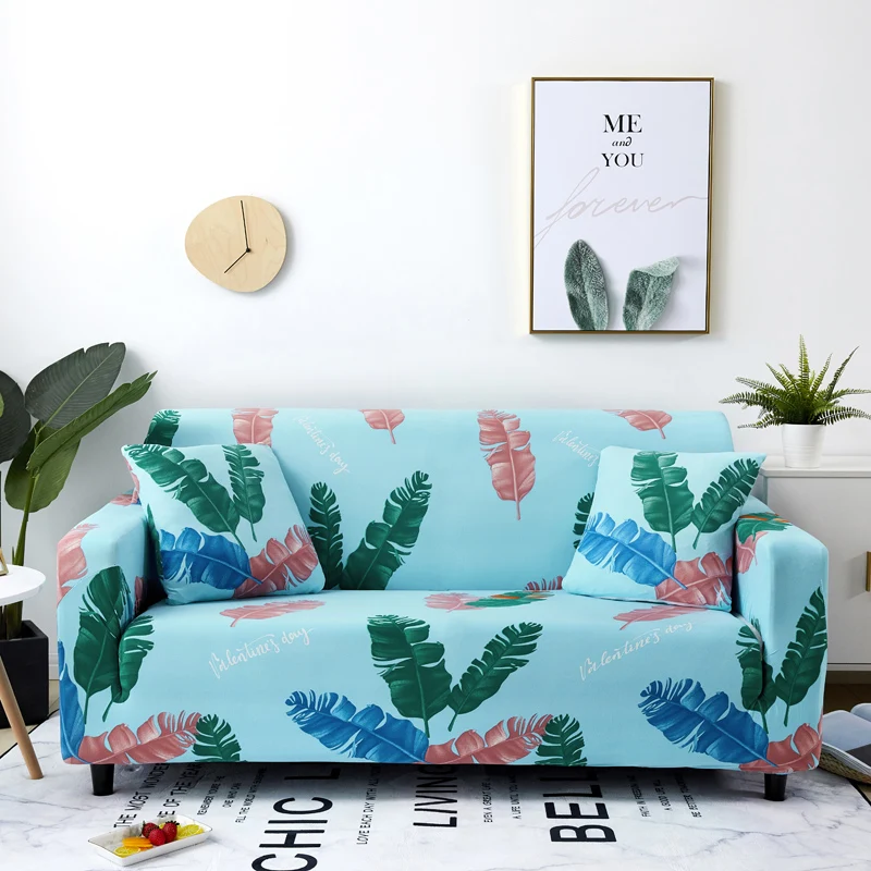 

2019 New Sofa Cover Washable Printing Stretch Corner Couch Cover Slipcovers L shape Armchair Cover Single/Two/Three/Four seater