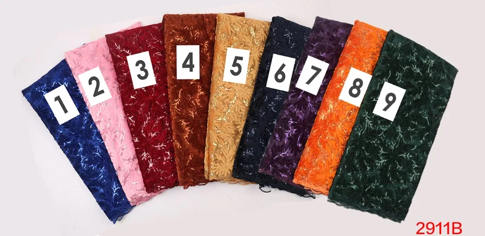 Latest African Velvet Lace Fabric 2019 High Quality African French Net Laces With Sequins Embroidery Tulle Lace For Dresses