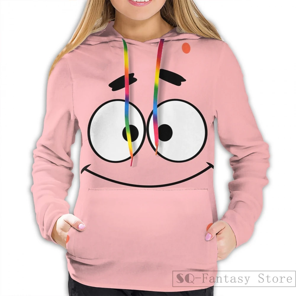 Women Мужские толстовки, свитшоты для женщин funny Patrick star! Повседневная Толстовка с капюшоном и принтом - Цвет: Women
