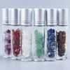 Crystal Jade Ball Roller Bottle Essential Oil Crushed Stone Natural Amethyst Healing Sphere Massage Around the Eyes Face Care 1
