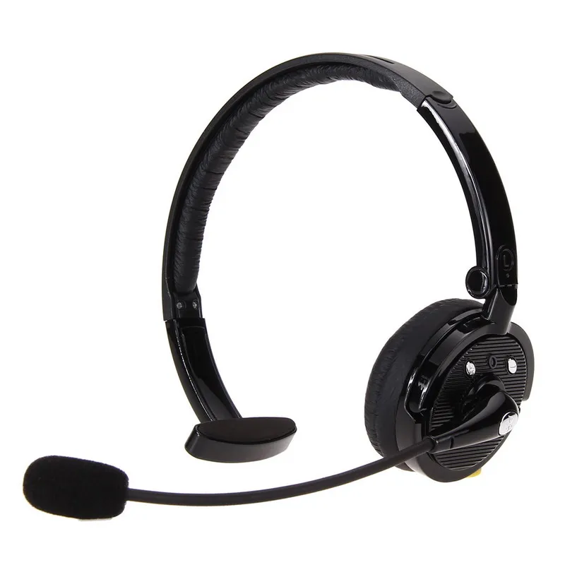 Noise Canceling BH M10B Bluetooth Over Head Boom Mic Headset For Trucker Drivers