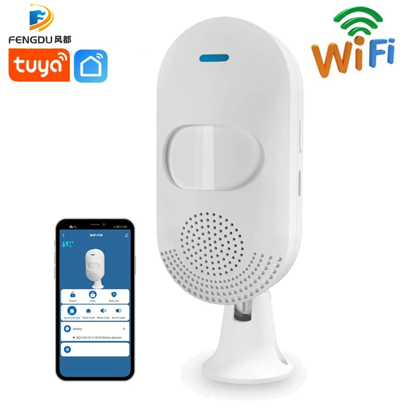 

Инфракрасный датчик движения, Wi-Fi, для помещений