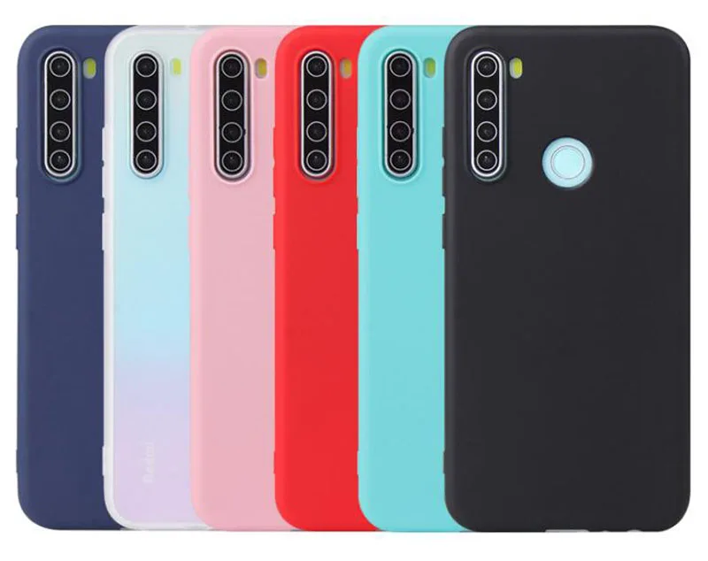 Матовый Силиконовый ТПУ чехол для Xiaomi Redmi 3 S Pro 4A 4X 5 5A 6 6A 7 7A 8 8A Note 4 карамельные
