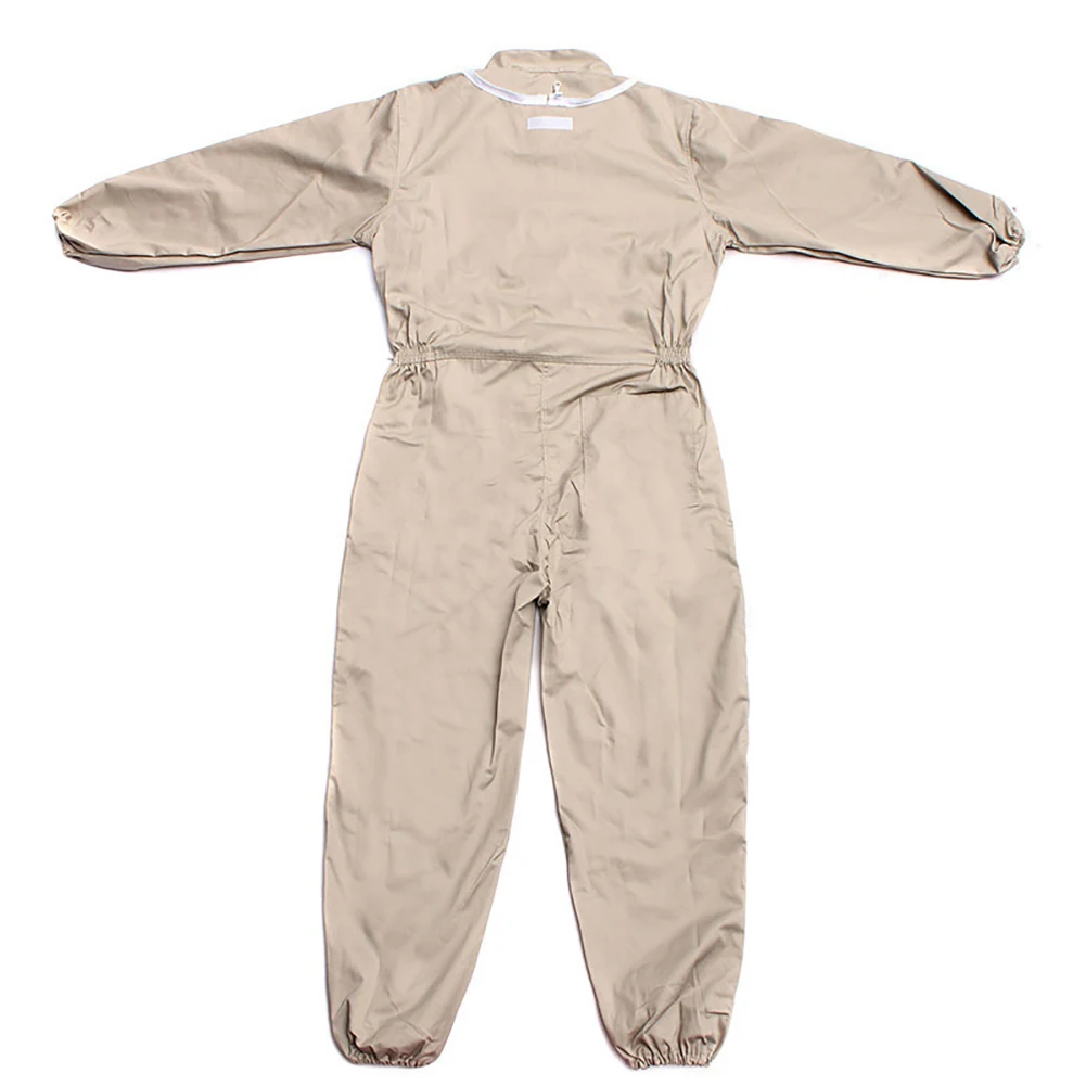 

Men Garden Full Body Front Zipper Veil Cap Clothing Tool Protective Foldable Jacket Beekeeping Suit Home Thickened Cotton Cloth