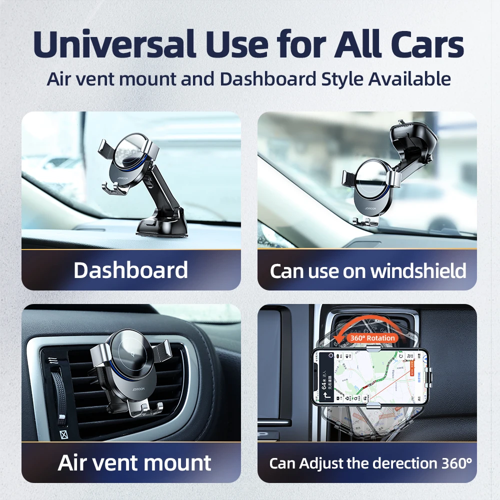 Joyroom 15W Wireless Charger Car Mount for Air