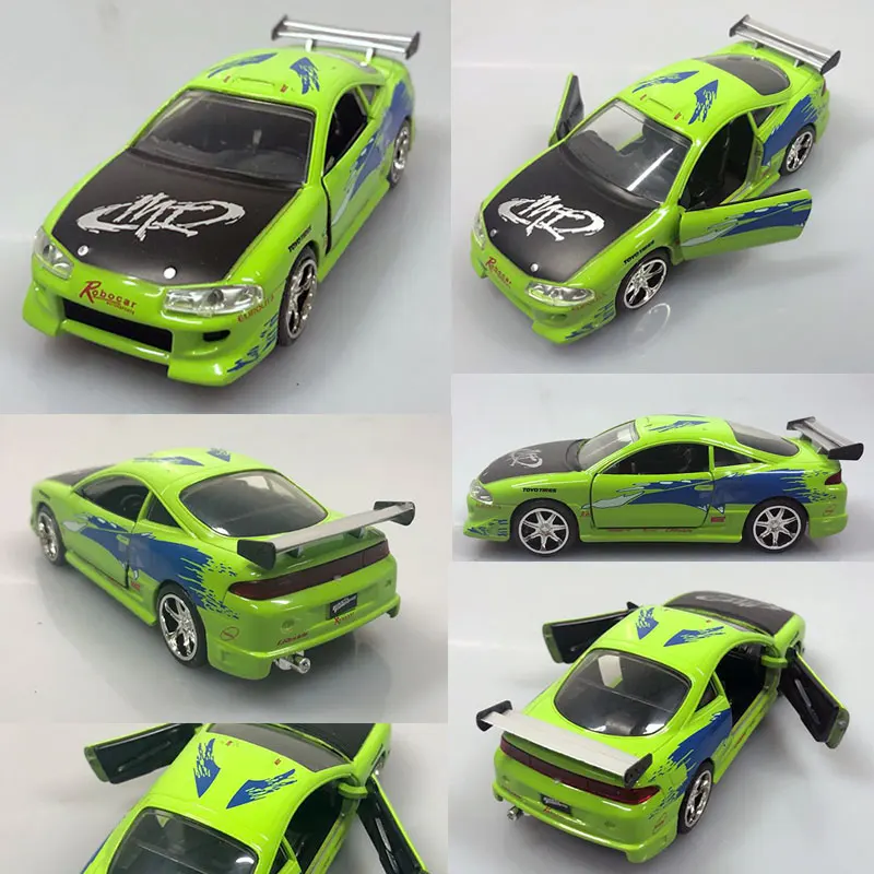 JADA 1/32 масштабная модель автомобиля игрушки 1995 Mitsubishi Eclipse литья под давлением