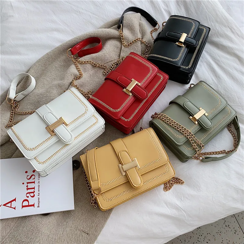 

High Grade Sense Chain Bag Women's 2019 New Style chao yang Gas bai da xiao Square Bag Summer Fashion Crossbody Bag