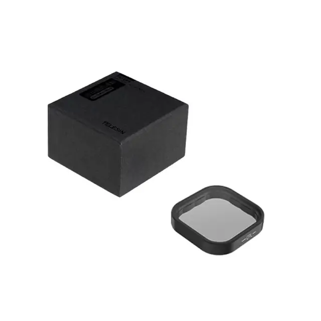 TELESIN 4 Packs ND8 ND16 ND32 CPL Lens Filter Set for Gopro Hero 10 9 Black Action Camera Accessories ND CPL Alloy Frame Lens CPL