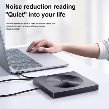 

Home Computer PC Drive Free Multifunction Fast Transmission DVD Burner Writer External USB3.0 Type C Disc Playback Laptop CD BD