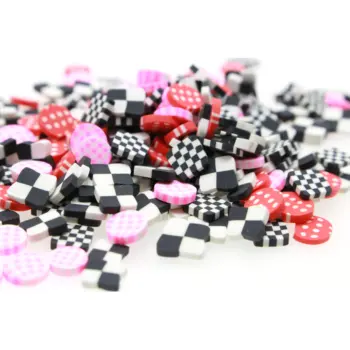 

20g Mixed Black White Slice Slime Stuff Resin Shaker Charms Jewelry Making Fillings DIY Phone Case Decor Sparkles Pieces