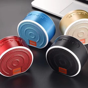 

SULEIYI T8 Mini Wireless Bluetooth Speaker Handsfree Calling Speakers Outdoor Portable Subwoofer Support TF Card FM Radio AUX