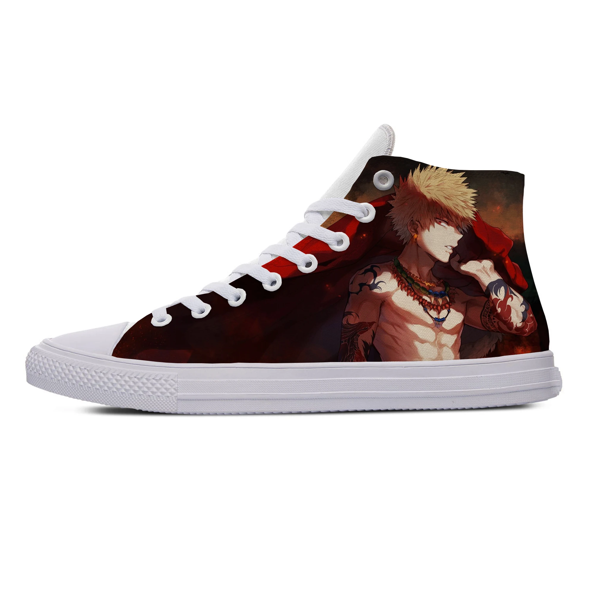 

My Hero Academia Anime Hot Cool Fashion Casual Canvas Shoes High Top Breathable Lightweight Sneakers 3D Print For Men Women