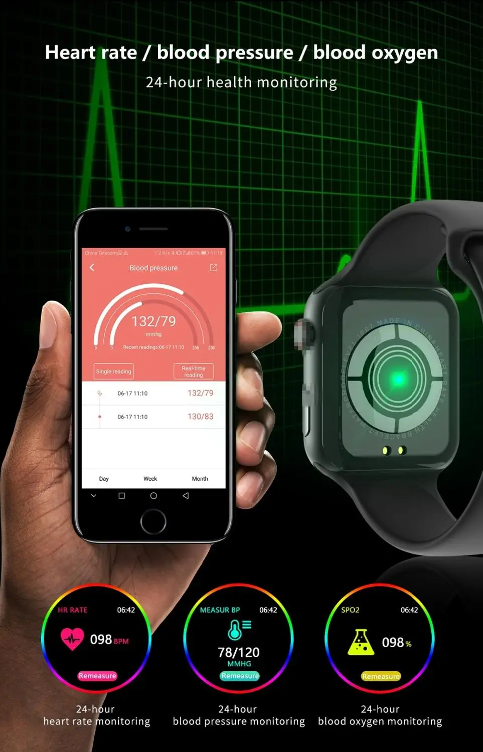 Смарт-часы 44 мм PK IWO 8 PLUS Bluetooth Smartwatch Series 4 siri для Xiaomi huawei samsung ios Apple iphone 5 6 7 8 X XS MAX XR