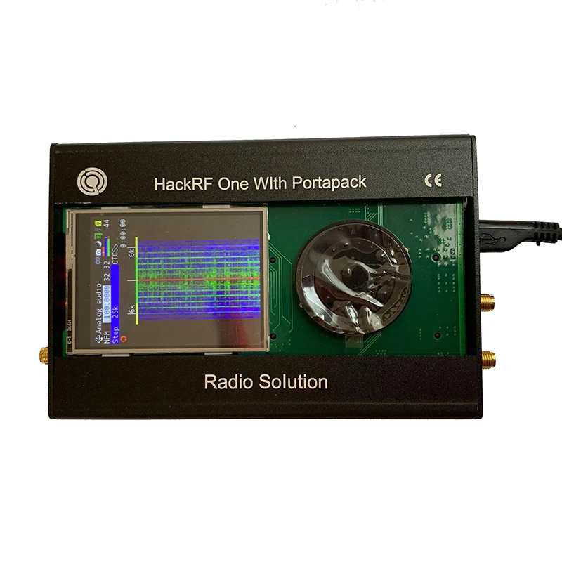 Последняя версия 2020 PORTAPACK + HACKRF ONE от 1 МГц до 6 ГГц SDR металлический чехол ppm TXCO