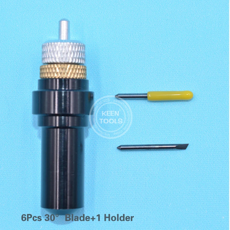 30D-holder 1 шт. держатель лезвия Summa+ 6 шт. 30 45 60 градусов Summa вольфрамовый режущий плоттер лезвия виниловый нож - Длина режущей кромки: 30D-holder
