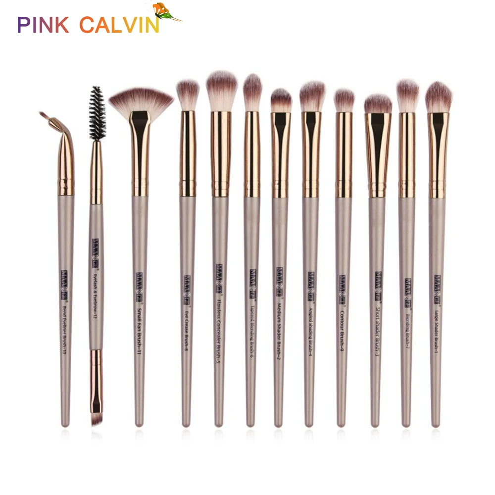 

Makeup Brushes Set 12pcs/lot Eye Shadow Blending Eyeliner Eyelash Eyebrow Make up Brushes Professional Eyeshadow Brush 28