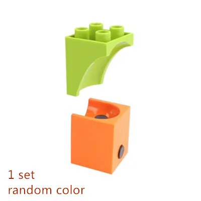 thumbnail image 1 of Bloques de construcción grandes para carreras de canicas, bolas rodantes locas, tobogán compatible con dinosaurios, túneles, piezas de ladrillos de animales, accesorios, juguetes para niños, 1 of 5