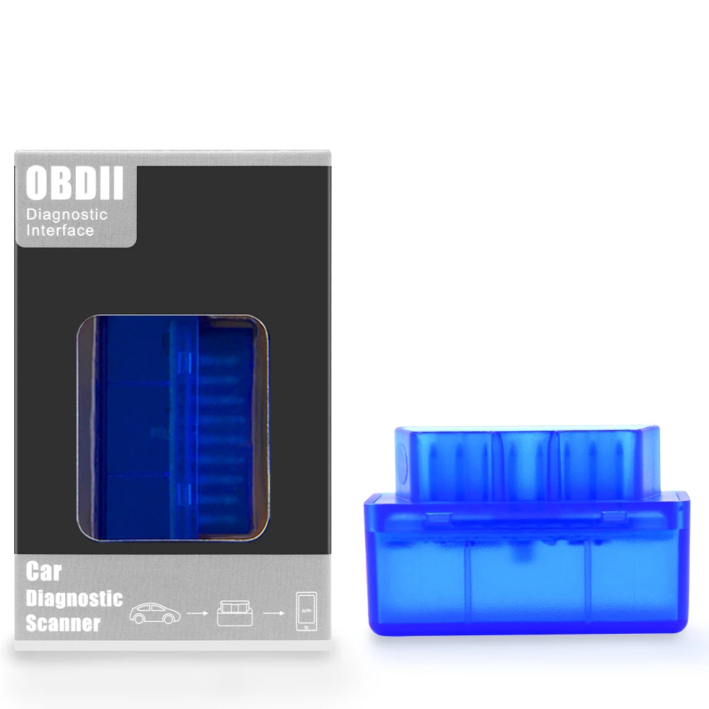 Автомобильный диагностический инструмент ELM327 Bluetooth V1.5 25K80 OBD2 ELM 327 2 0 для Android/Symbian