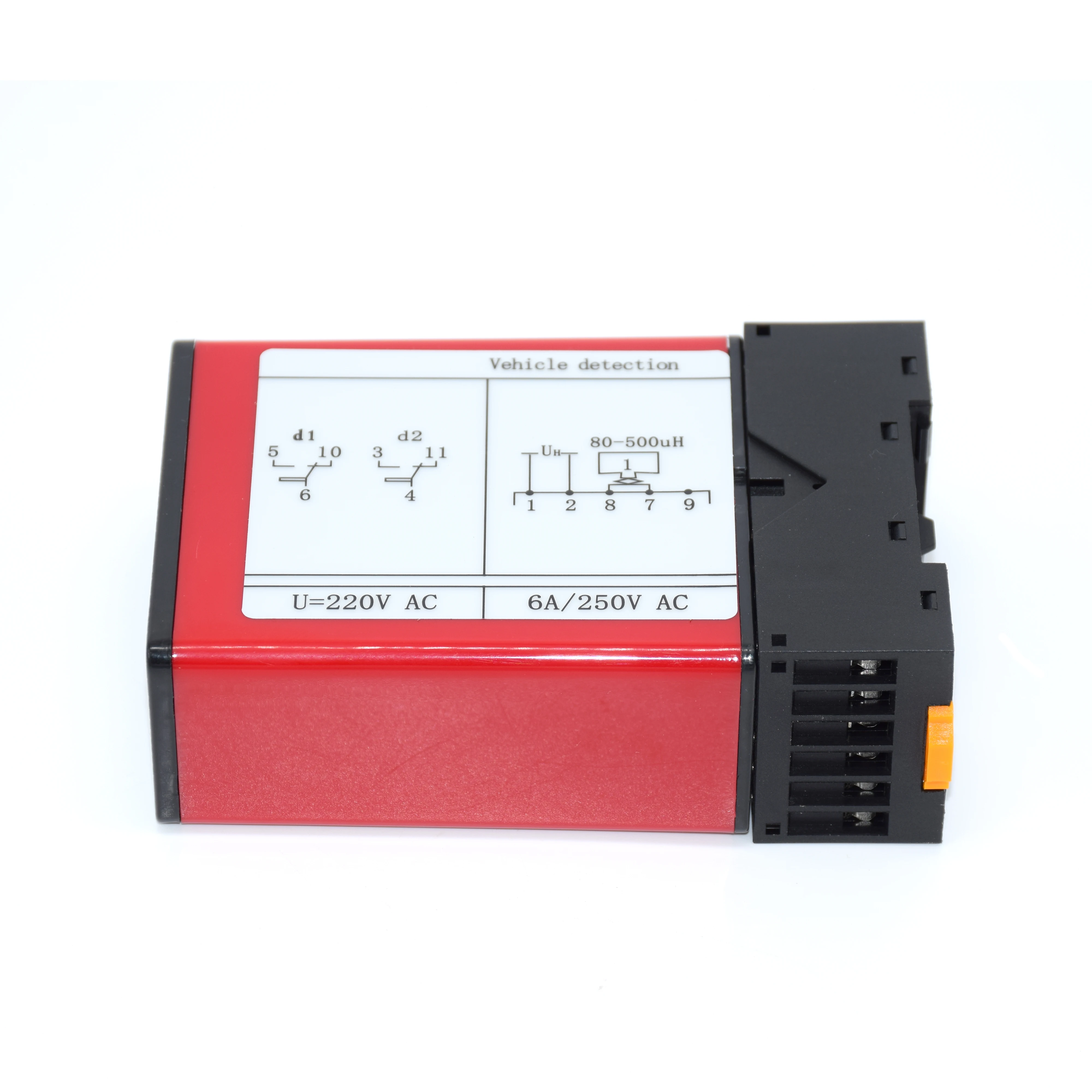 Traffic Inductive Loop Vehicle Detector Signal Control 220V AC with 1.0mm 50m/roll coil for Gate Access control