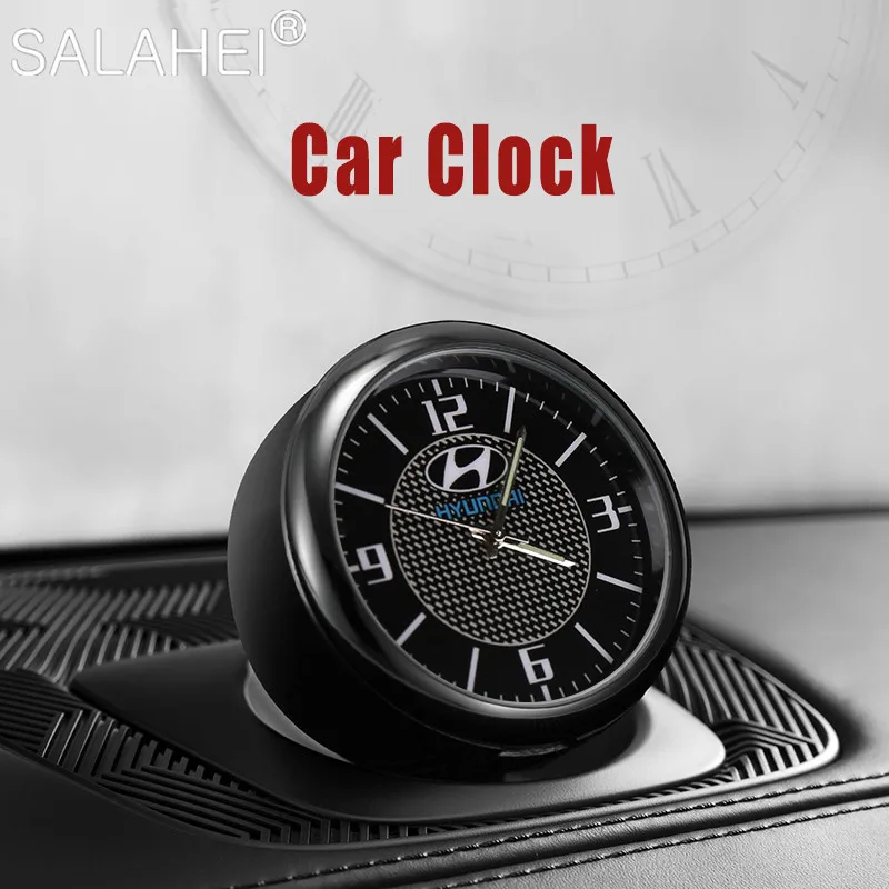 Мини-часы для салона автомобиля Hyundai I10 I20 I30 I40 Ix35 TUCSON Elantra SONATA GENESIS SOLARIS VEOSTER |