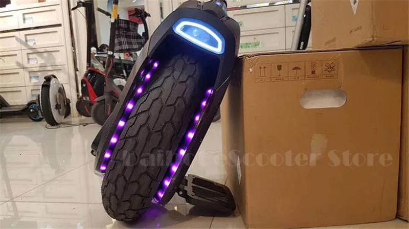 Ninebot One Z10 Powerful Electric Unicycle with Trolley Handle Self Balancing Scooters 45KMH 1800W with Bluetooth Smart APP     (32)