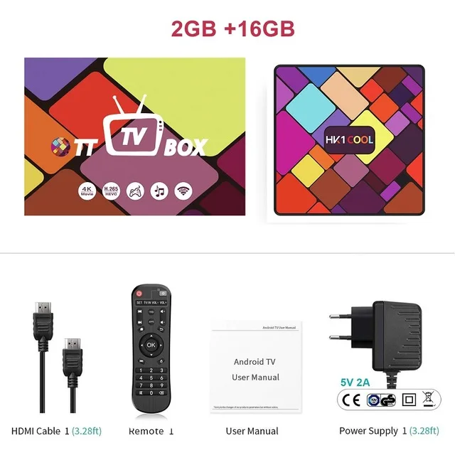 HK1 классный Android 9,0 Смарт ТВ приставка RK3318 2,4/5G двойная Wifi приставка 4 Гб 128 Гб 64 ГБ 32 ГБ 4K HD Домашний медиаплеер PK HK1 Max BOX - Цвет: 2GB 16GB