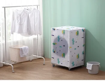 

Dust Proof Cover Washing Machine Cover Waterproof Case Home Storage Organizer Machine Waterproof Protector Dust Coat Case