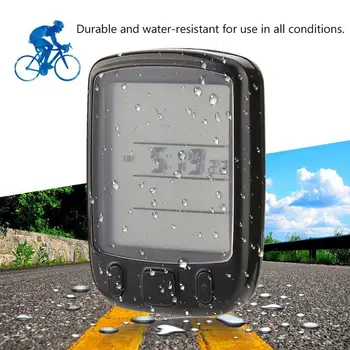 

SUNDING SD-563A Wired Multifunctional Bicycle Computer Odometer Stopwatch Portable Bike Digital LCD Waterproof Speedometer