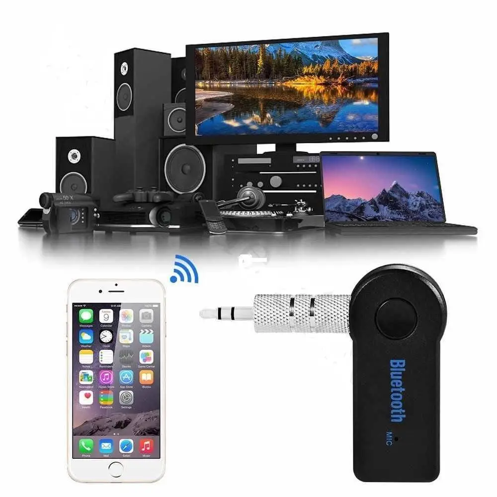 AUX 3,5 мм разъем Bluetooth приемник автомобильный беспроводной адаптер громкой связи Вызов Bluetooth адаптер передатчик Авто музыкальный приемник