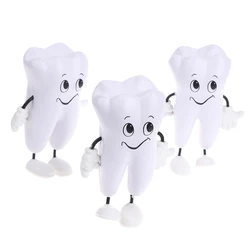 Tooth-figure Squeeze Toy Soft PU Foam Tooth Doll Model Promotional Dentist Gift