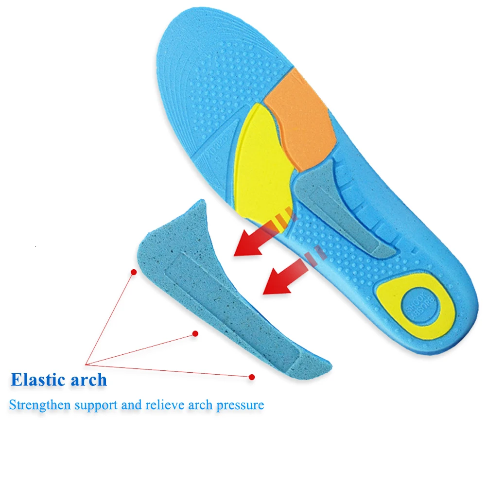 EiD спортивные силиконовые стельки для ног для мужчин и женщин для обуви подошва ортопедическая прокладка для бега амортизация арки