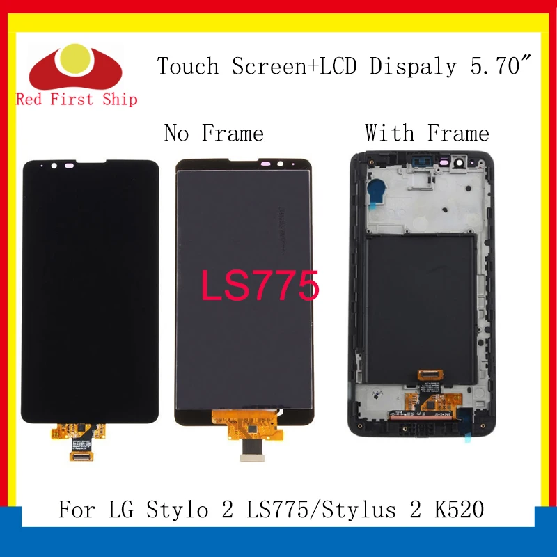 

10Pcs/lot Display For LG Stylus 2 K520 LCD Display Touch Screen Digitizer Assembly For LG Stylo 2 LS775 LCD Screen Replacement