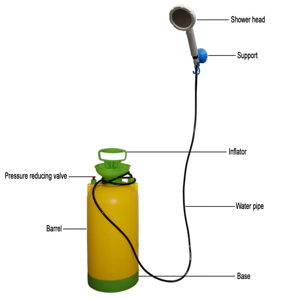 Портативный самовсасывающий простой горячий душ в спальню Ванна артефакт сельские бытовые принадлежности туристические
