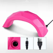 USB светильник-терапия лампа 9 Вт мини светодиодная лампа для сушки ногтей для отверждения ногтей Гель-лак сушилка Радужная лампа прочные маникюрные инструменты для ногтей