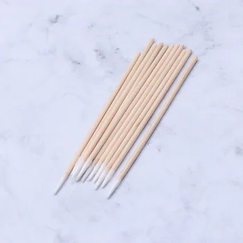 

200PCS Disposable Single Pointed Head Wooden Cotton Swab Make-Up Stick for Cleaning Cosmetic Tool 7cm and 10cm Length Each 1 Pac