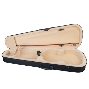 

Violin Case 1/2 Size Professional Triangular Shape Violin Hard Case Yellow Inside Violin Parts