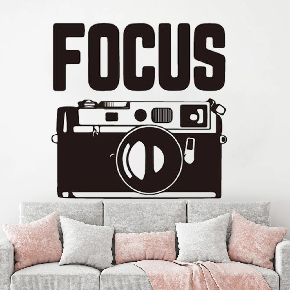 Wall Sticker For Study Room Kids Room Camera Motivational Wall Decals