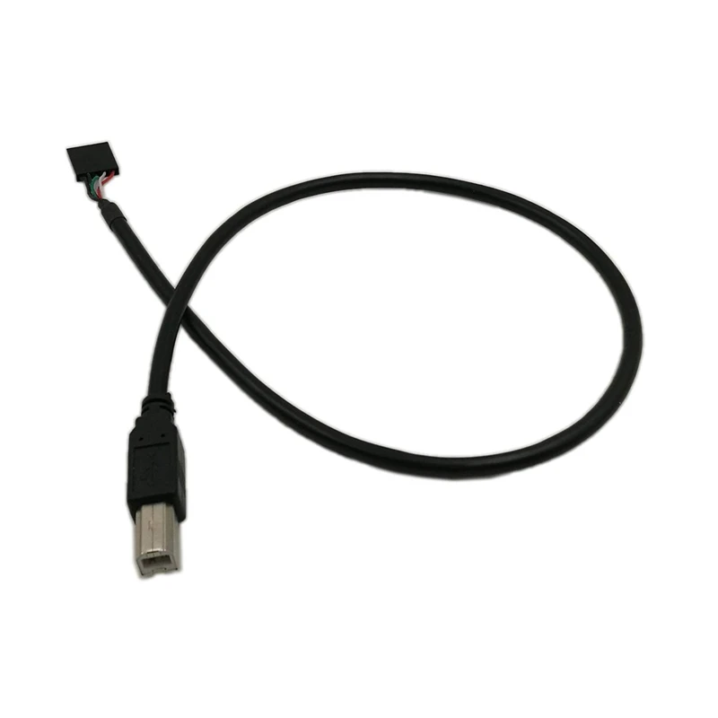 MOOL USB 2,0 type B штекер для Dupont 5 Pin клемма женского типа материнская плата кабель(50 см