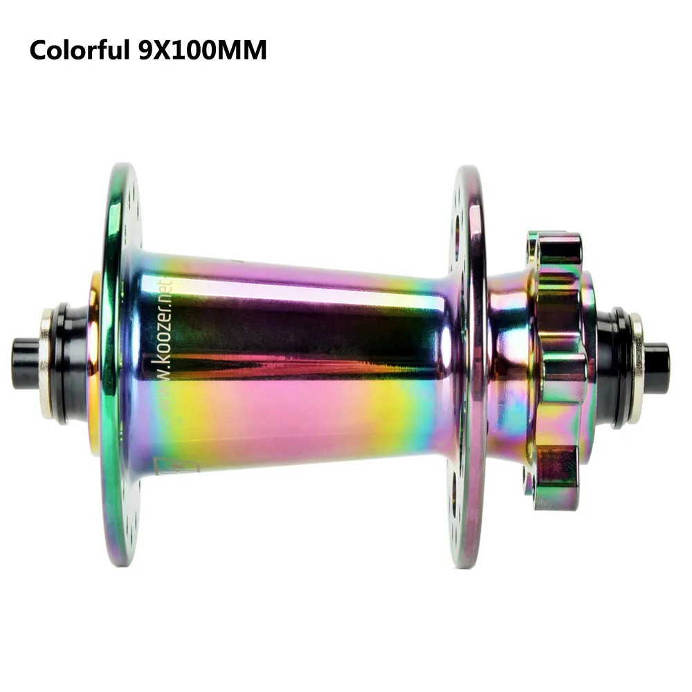 9X100MM Koozer XM490 концентратор MTB горный велосипед концентратор задний 10*135 мм QR100* 15 12*142 мм прямой через 32 отверстия дисковый тормоз велосипед XD концентратор - Цвет: 9X100MM