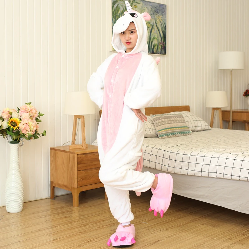 cheap baby sleepwear 2021 Children Onesie Kids Unicorn Panda Pajamas Animal Cartoon Blanket Sleepers Baby Costume Winter Boys Girls Licorne Jumspuit children's birthday pajamas